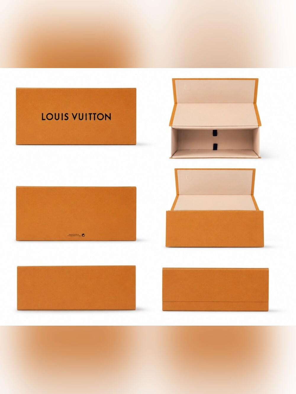 Louis Vuitton Magnetic Closure Storage Box – Saffron Orange